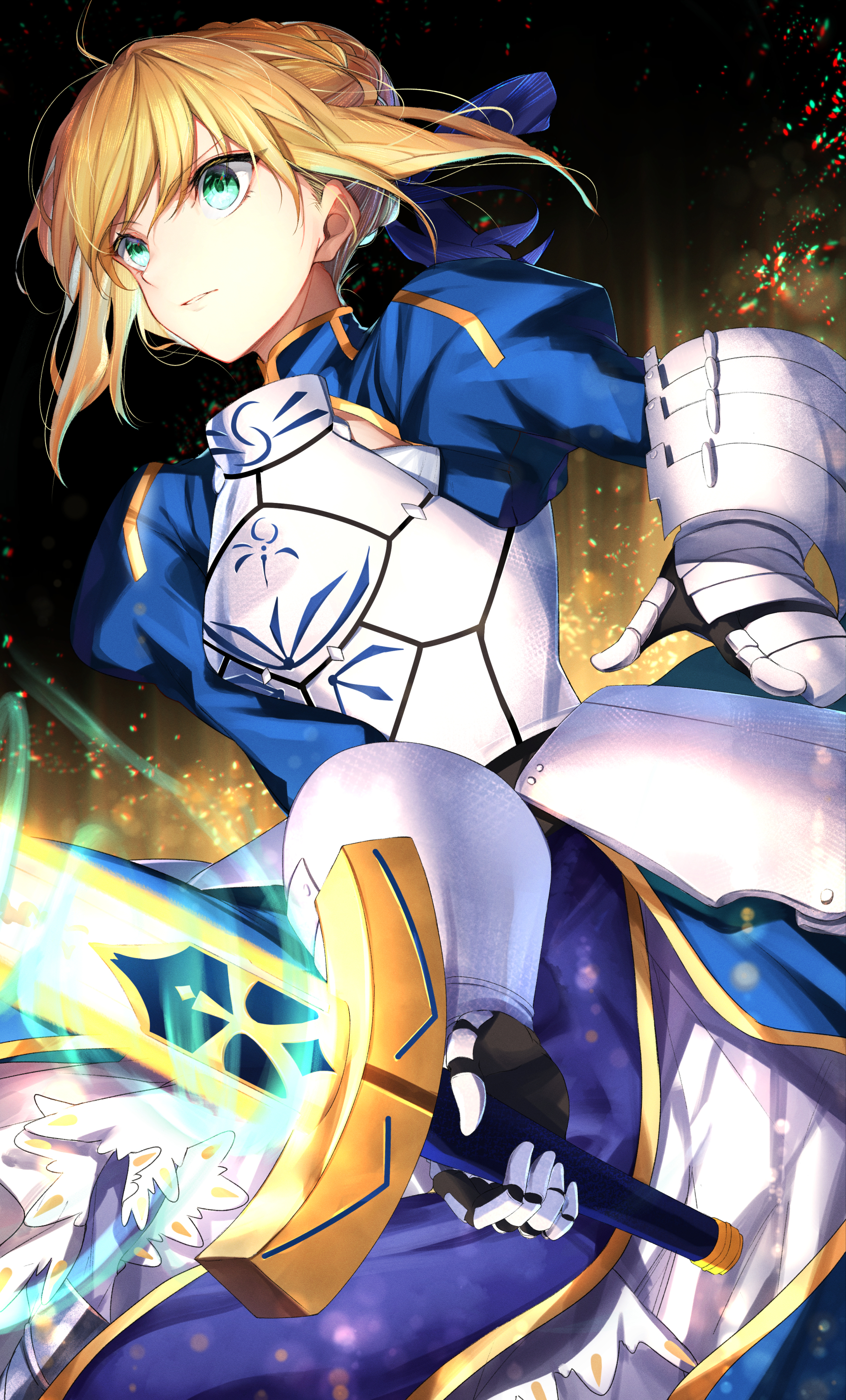 Artoria pendragon - Anime art, Anime, Fate grand order, Fate, Artoria pendragon, Artoria pendragon lancer, Saber, Saber alter, Longpost, Artoria Pendragon Ruler