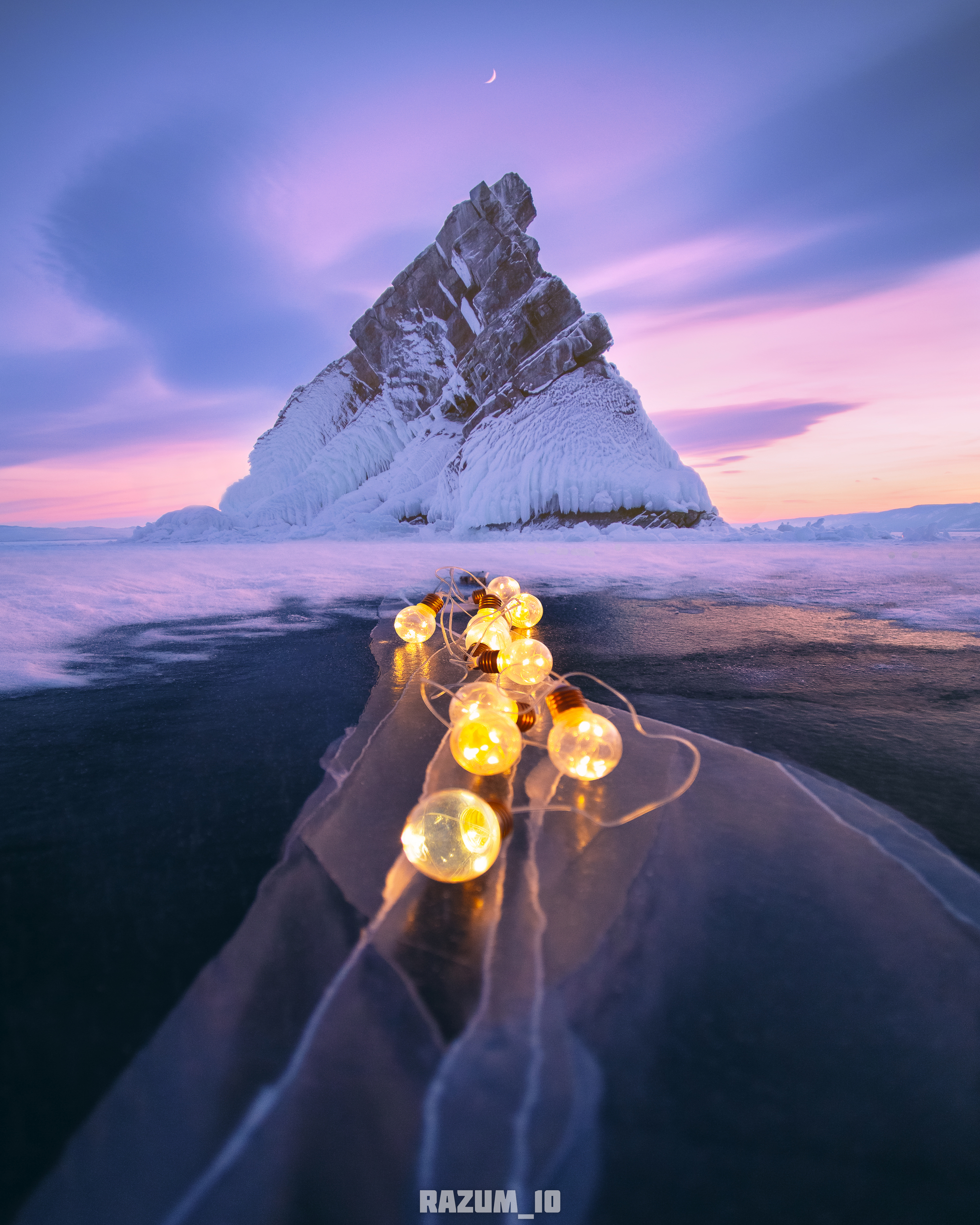 Yelenka Island, Baikal - My, Travels, The photo, Winter, Baikal, Nature, The nature of Russia, Russia, Longpost