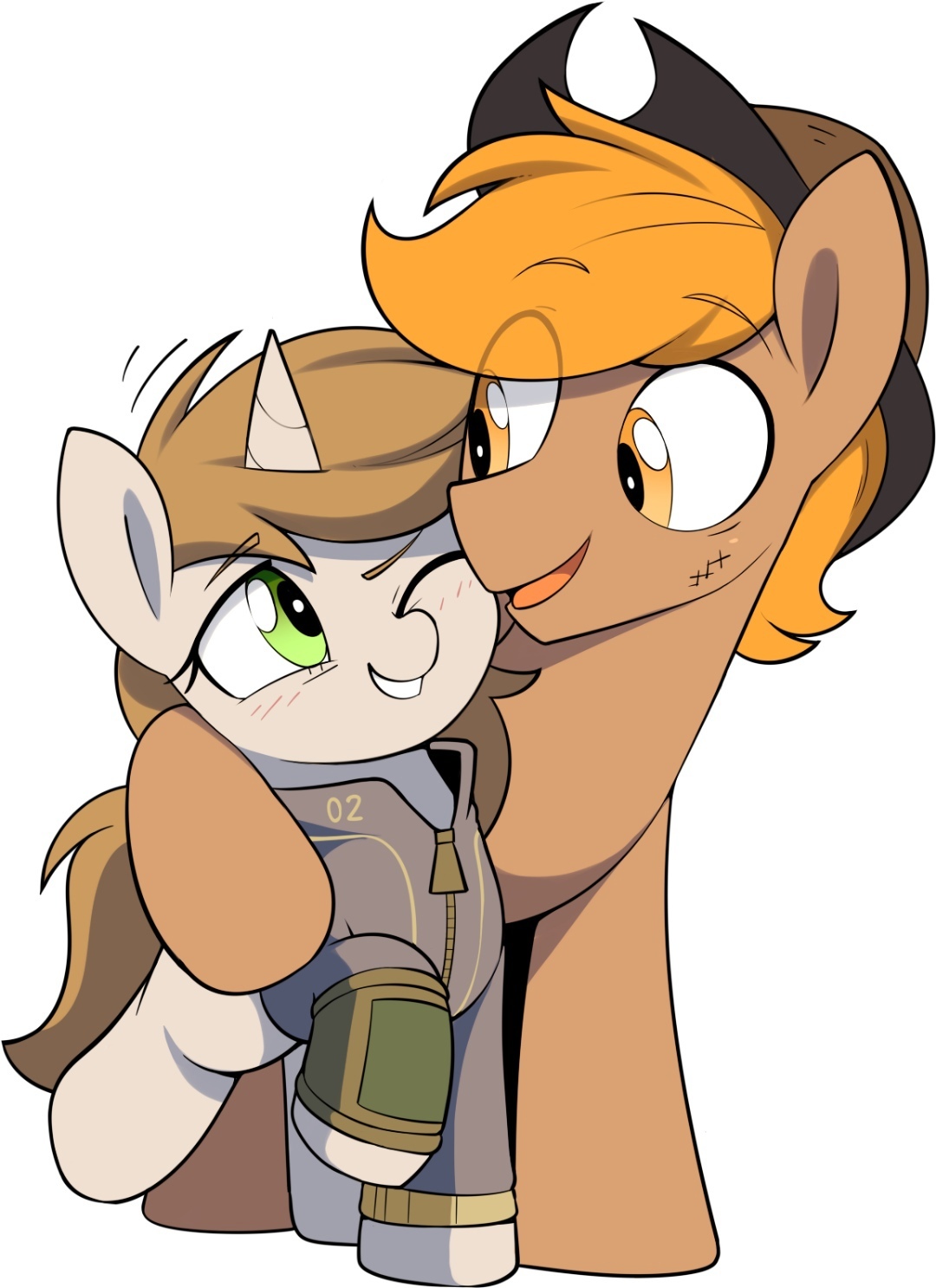 Littlep and Kalamiti - My little pony, Fallout: Equestria, Littlepip, Calamity