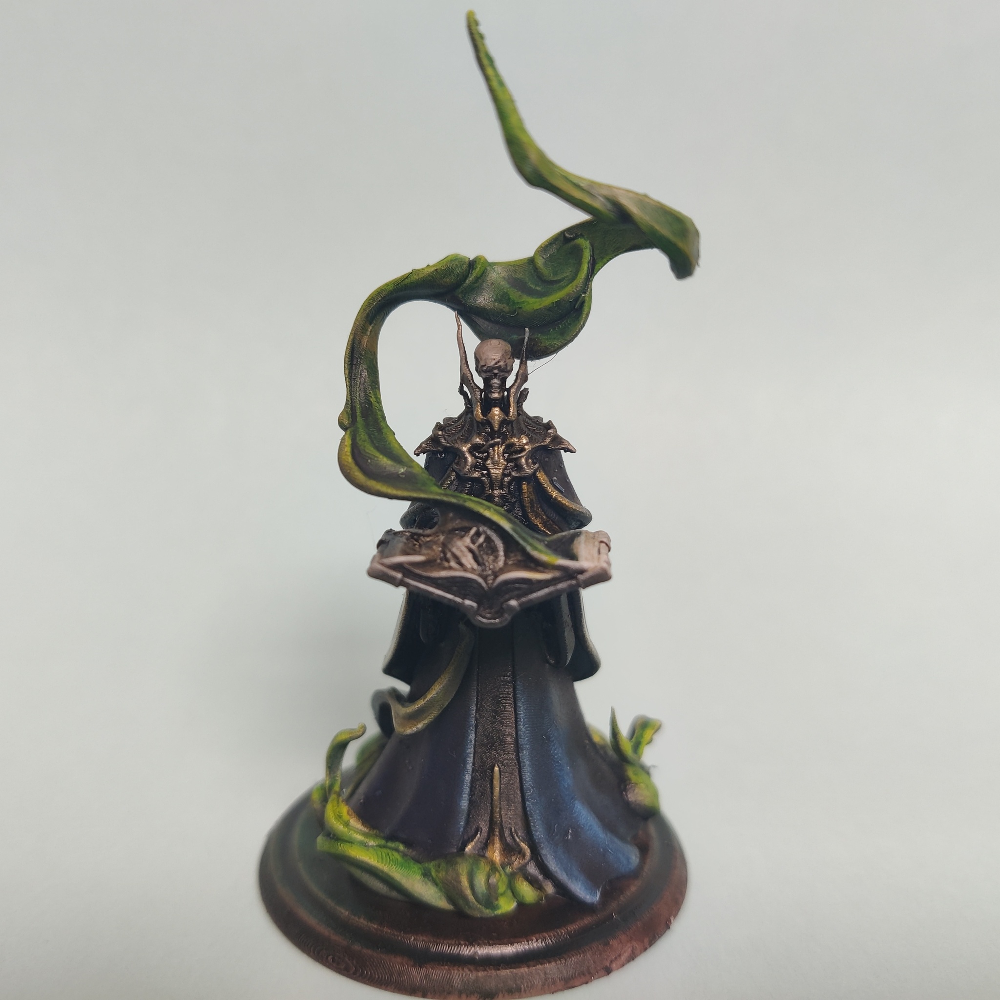 Necromancer - My, Figurines, Miniature, Painting miniatures, 3D печать