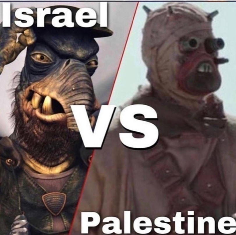 Israel vs Palestine - Politics, Star Wars, Israel, Palestine