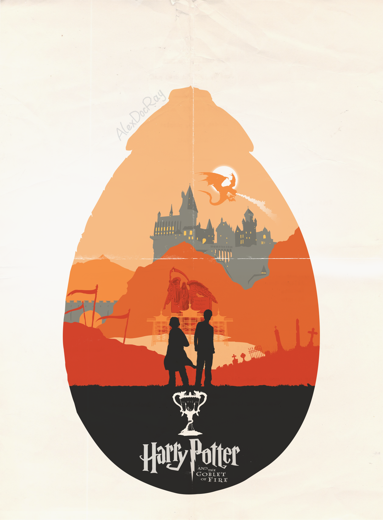 Harry Potter Vector Posters: Part 1 - My, Poster, Art, Harry Potter, Drawing, Hogwarts, Longpost