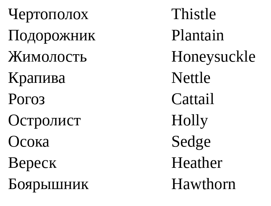 A moment of useless education. Plants in English - My, Russian language, English language, Picture with text