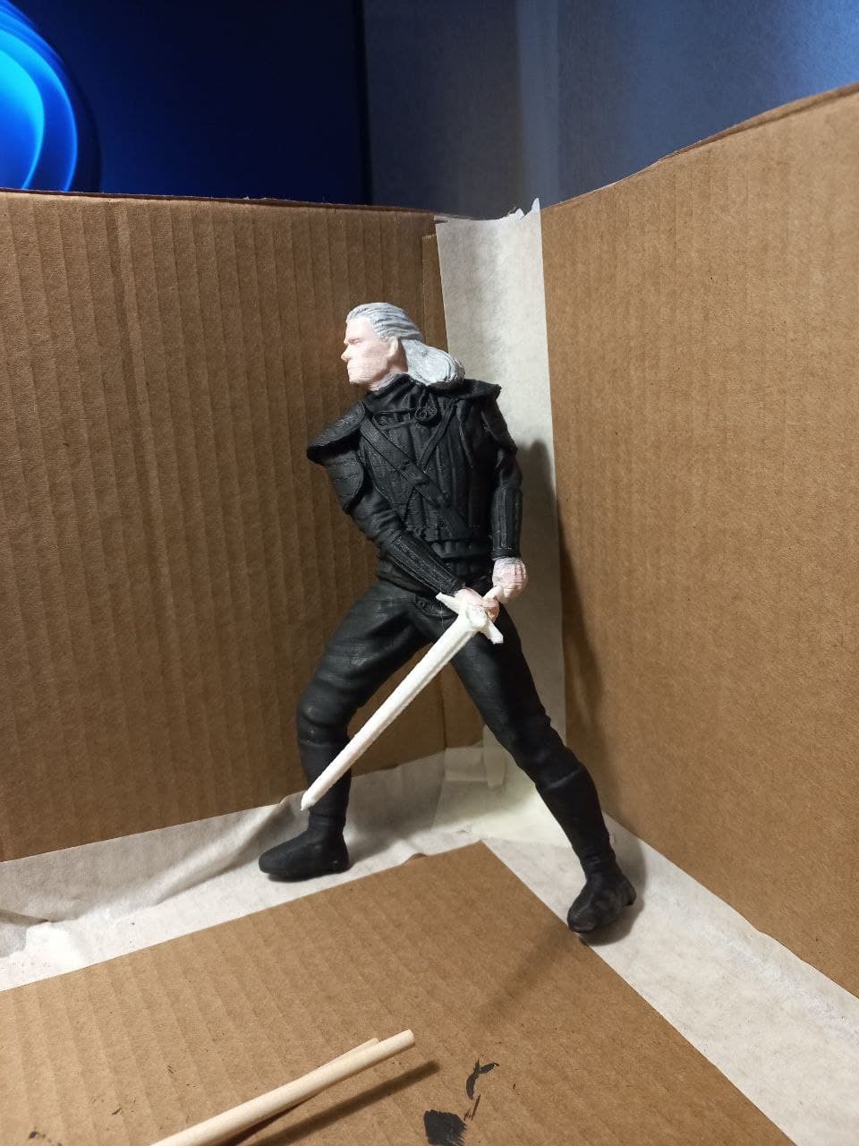 Henry Cavill as The Witcher on a 3D printer - 3D печать, 3D printer, Witcher, The Witcher series, Henry Cavill, Longpost