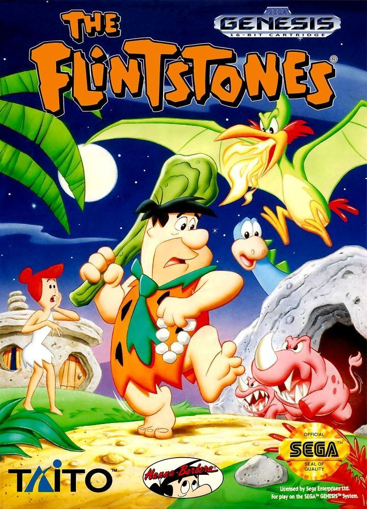 Do you remember we played The Flintstones 1993 (SEGA) Retro Review - My, Retro Games, Nostalgia, Childhood of the 90s, 90th, Memories, Childhood memories, Nes, Dendy, Childhood, Video, Longpost