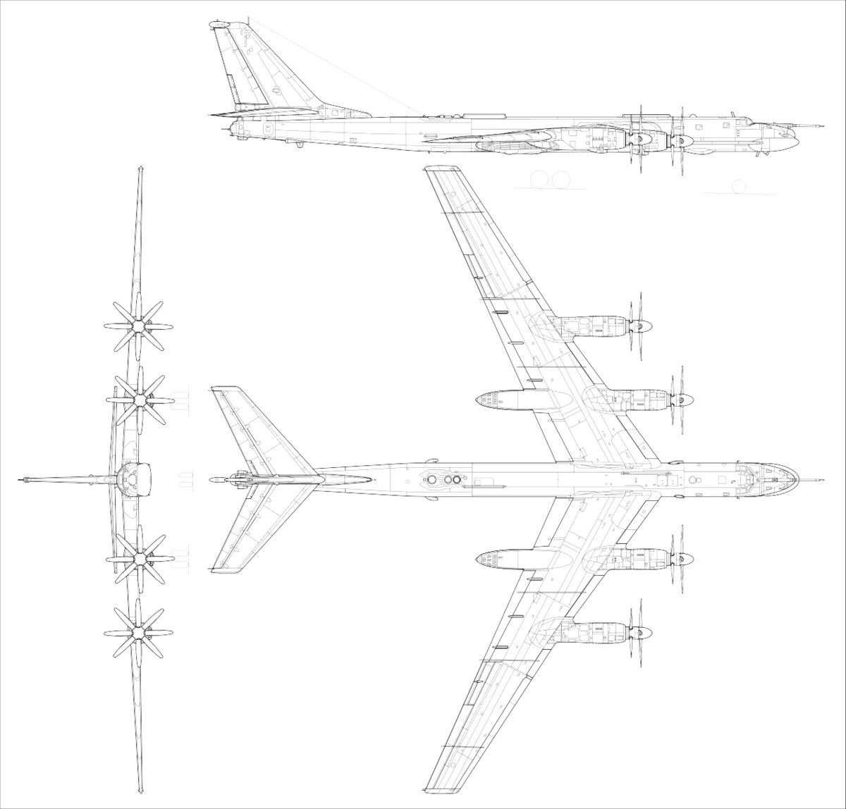 Tu-95 - the storm of the United States, the horror of the barmales - Aviation, Airplane, Tu-95, the USSR, Military, Cold war, Yandex Zen, Video, Longpost