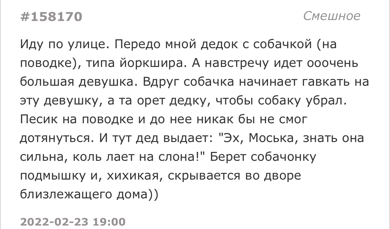 А нечего пёсиков обижать - Скриншот, Подслушано, Собака