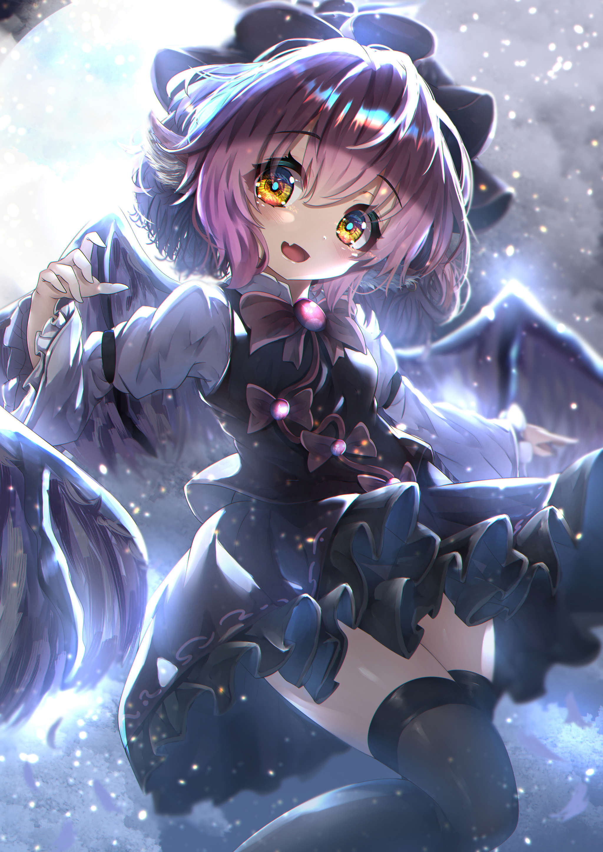 Mystia Lorelei - Touhou, Mystia Lorelei, Anime, Anime art, Dfra