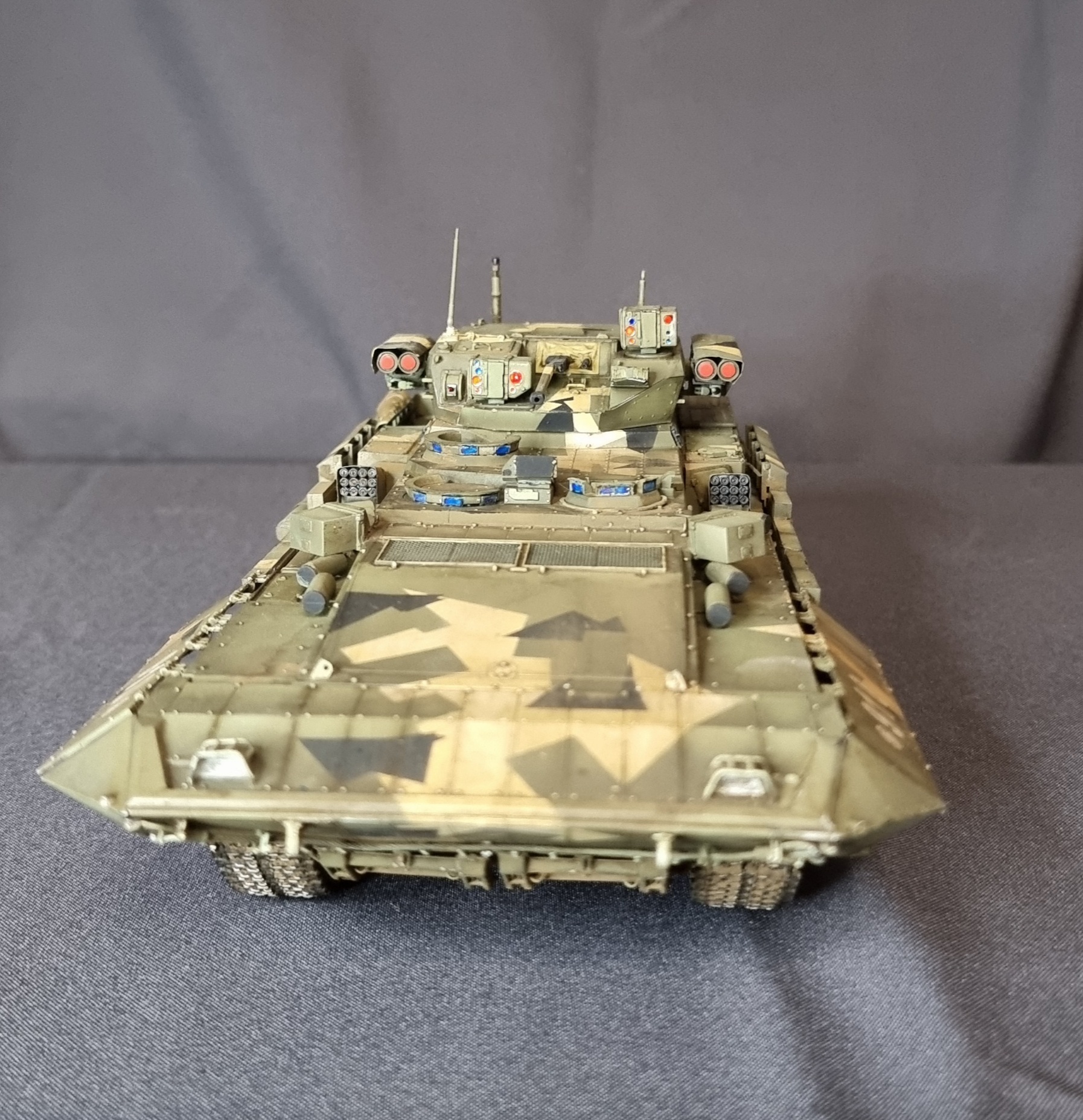 Armata, T-14 and T-15 family - My, Stand modeling, Scale model, Modeling, Painting miniatures, Collecting, Armata, t-14, t-15, 1:35, Longpost