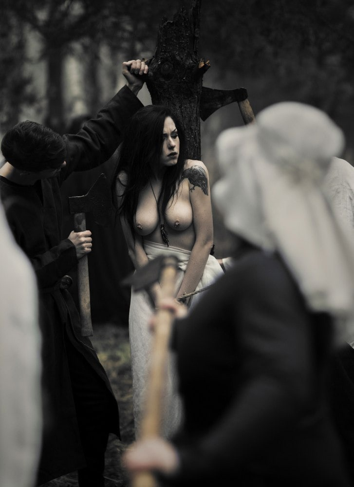 Scene with the Witch - NSFW, BDSM, The photo, Erotic, Witches, Longpost