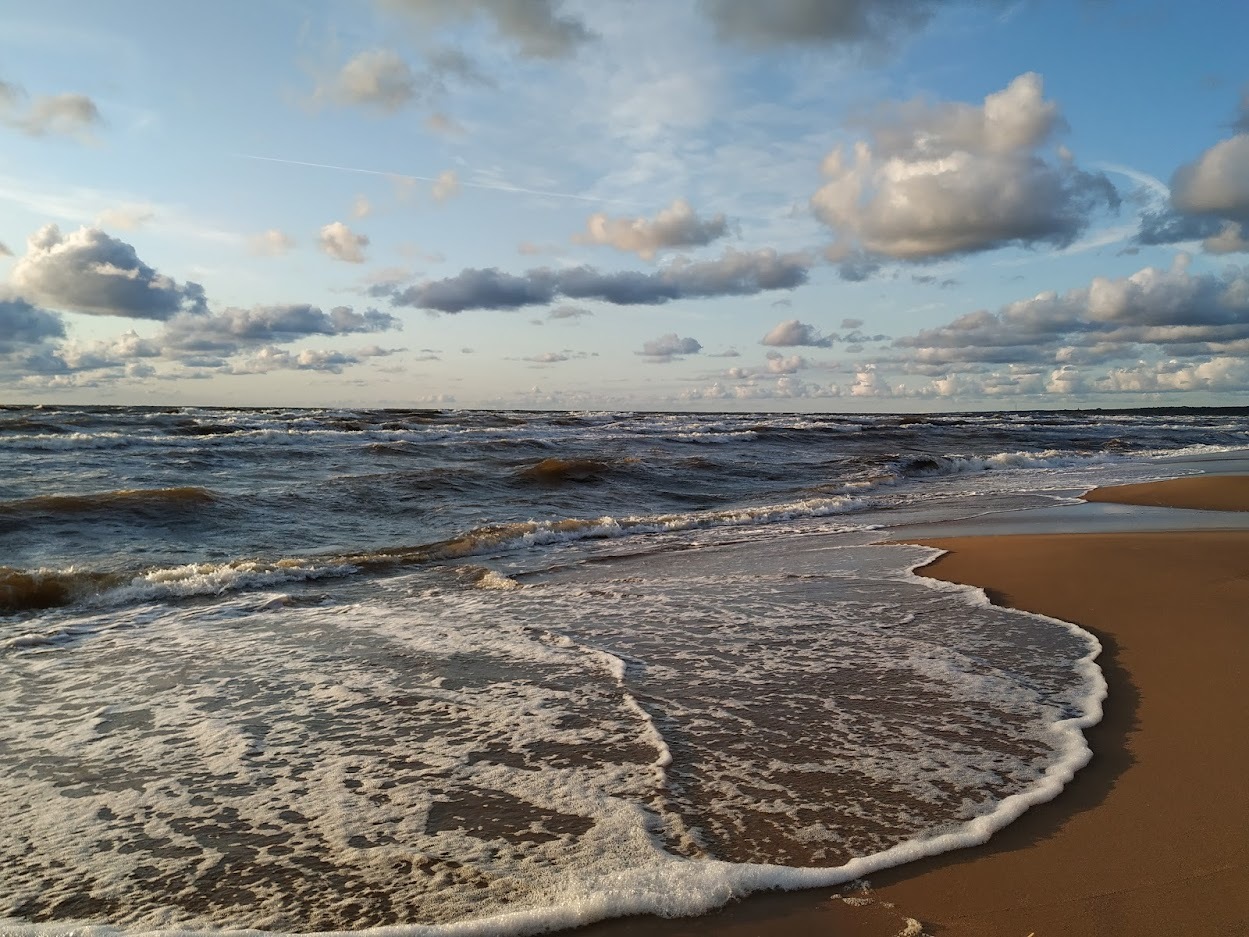 Sea - My, Sea, The photo, Travels, Latvia, Clouds, Longpost