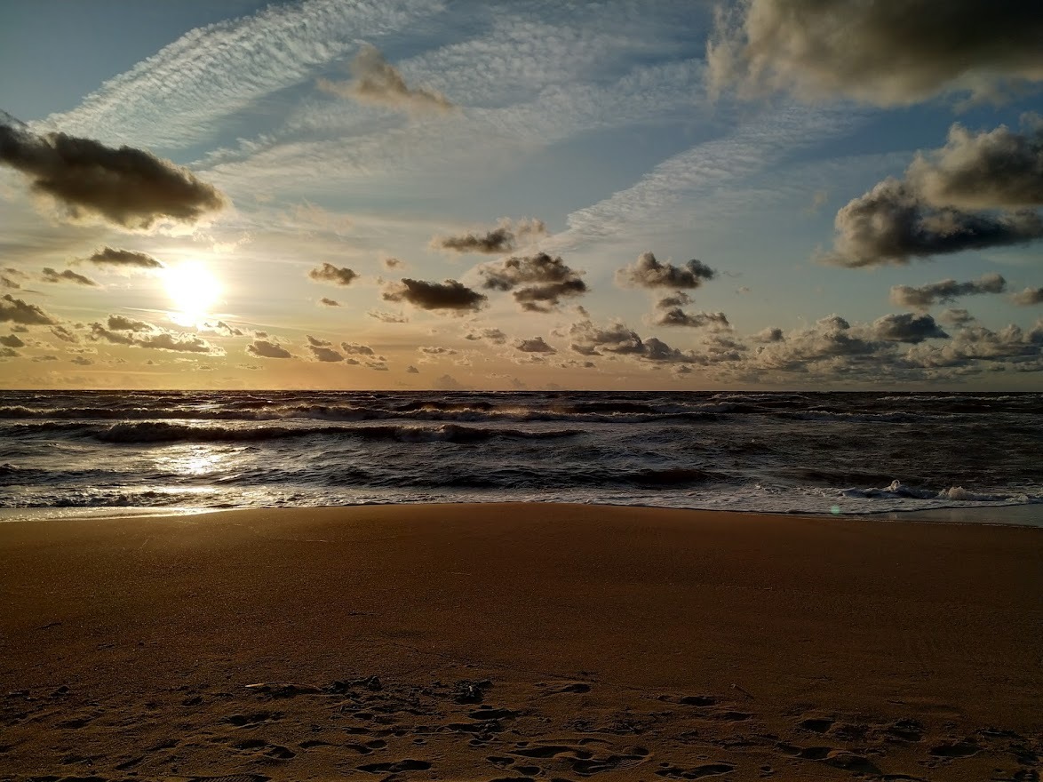 Sea - My, Sea, The photo, Travels, Latvia, Clouds, Longpost