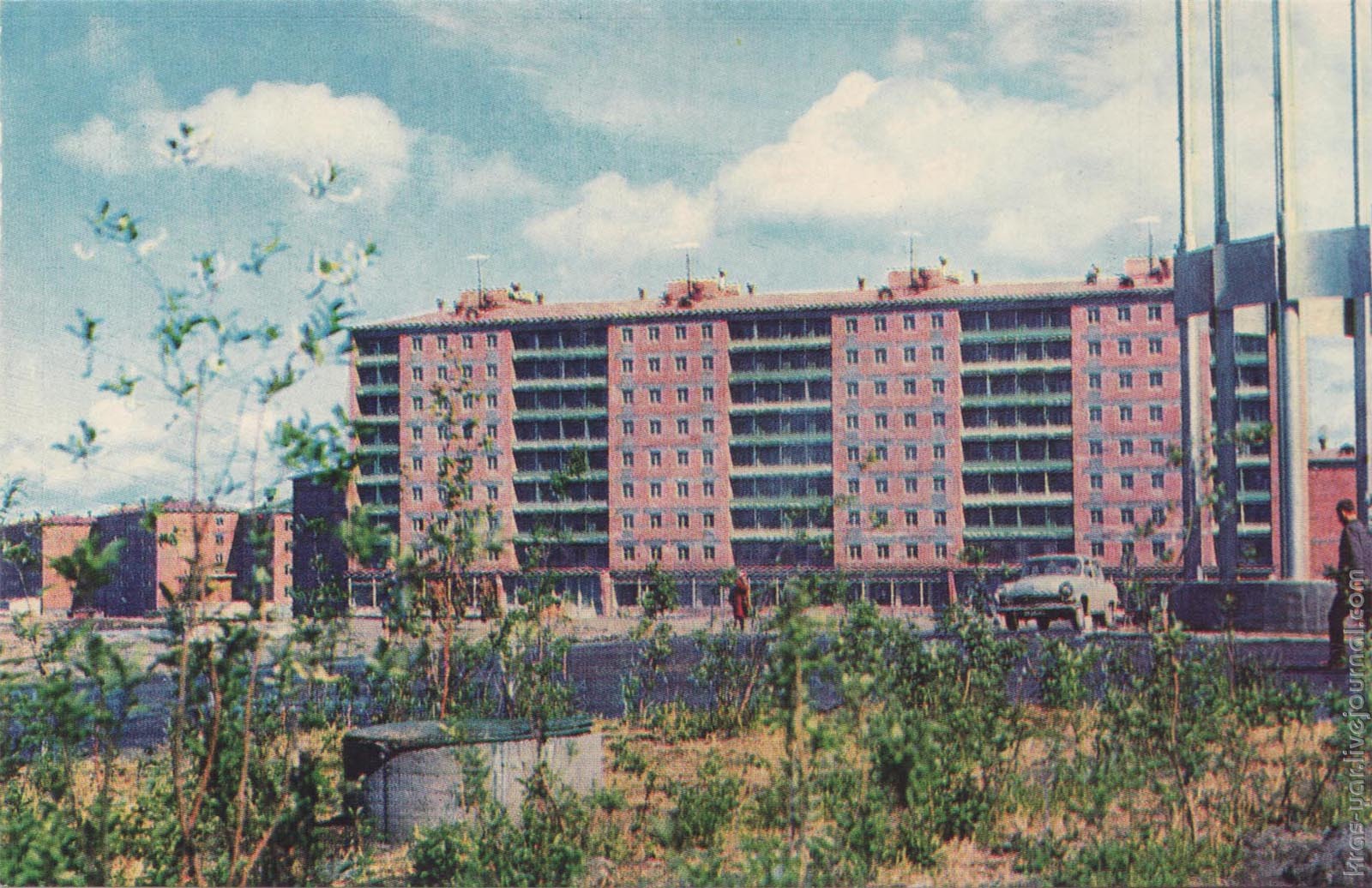 Norilsk in postcards 1973 - Norilsk, sights, Museum, Monument, Architecture, Town, Longpost