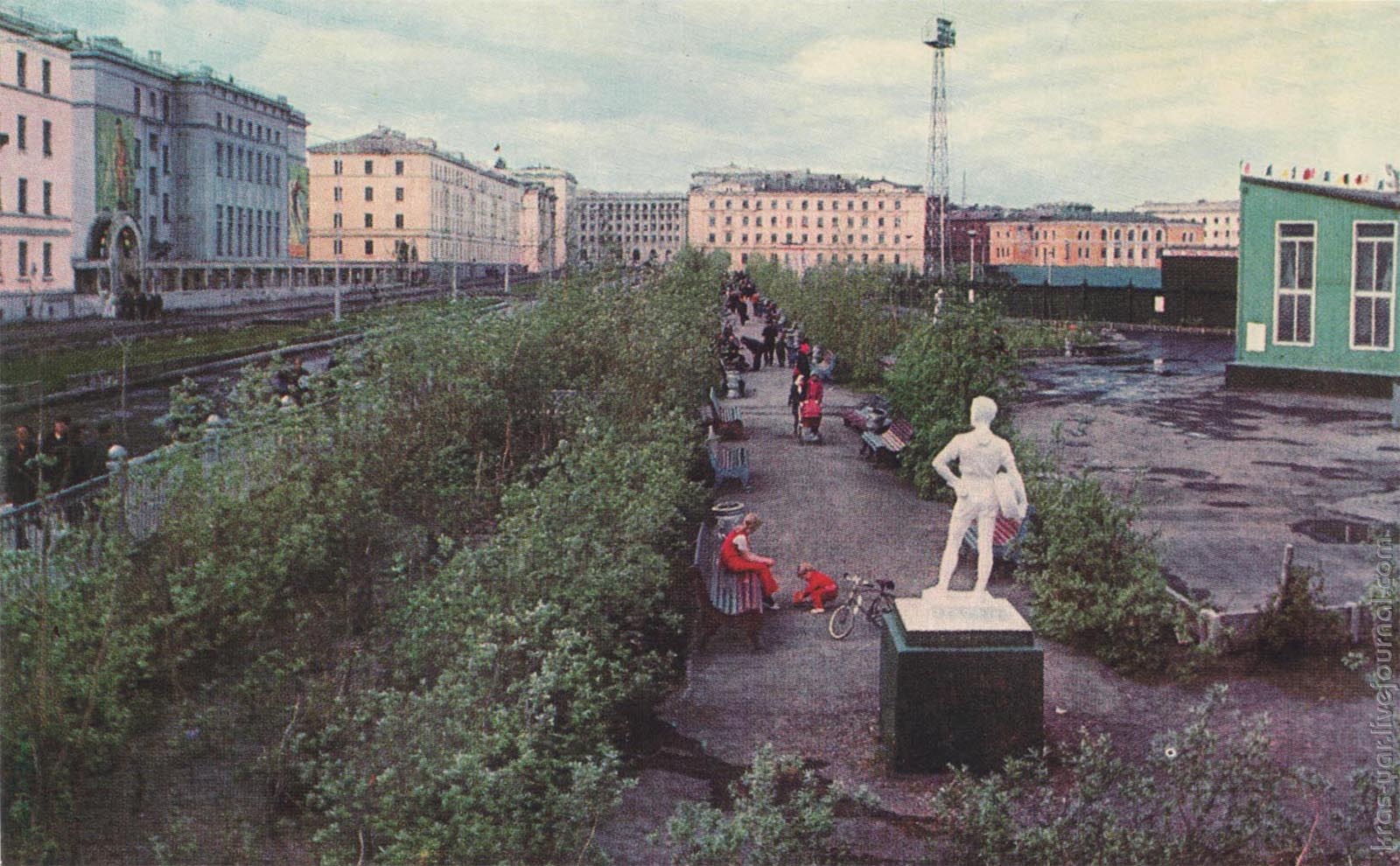 Norilsk in postcards 1973 - Norilsk, sights, Museum, Monument, Architecture, Town, Longpost