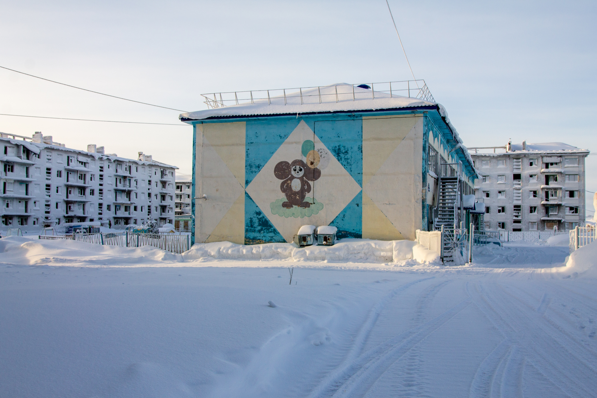 Vorgashor - My, Vorkuta, Vorgashor, Abandoned, The photo, Far North, Winter, Video, Longpost