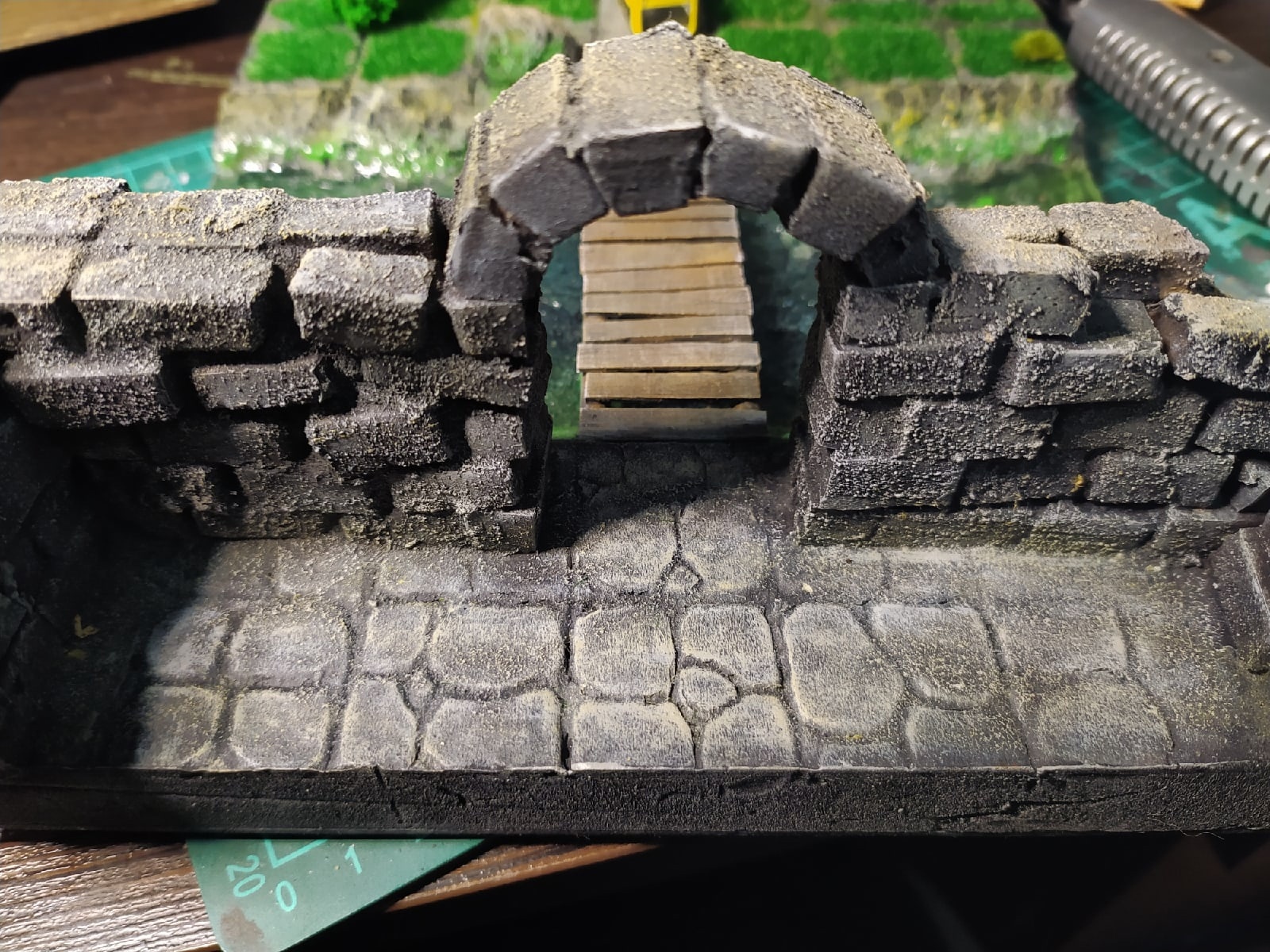 Diorama DnD - My, With your own hands, Diorama, Miniature, Dungeons & dragons, Longpost, Needlework with process