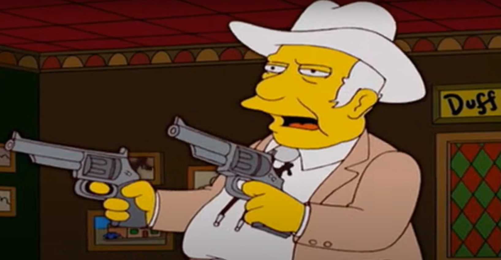 February 25, 1836 - Samuel Colt received the first patent for an automatic revolver - The Simpsons, The calendar, Inventions, Weapon, Colt