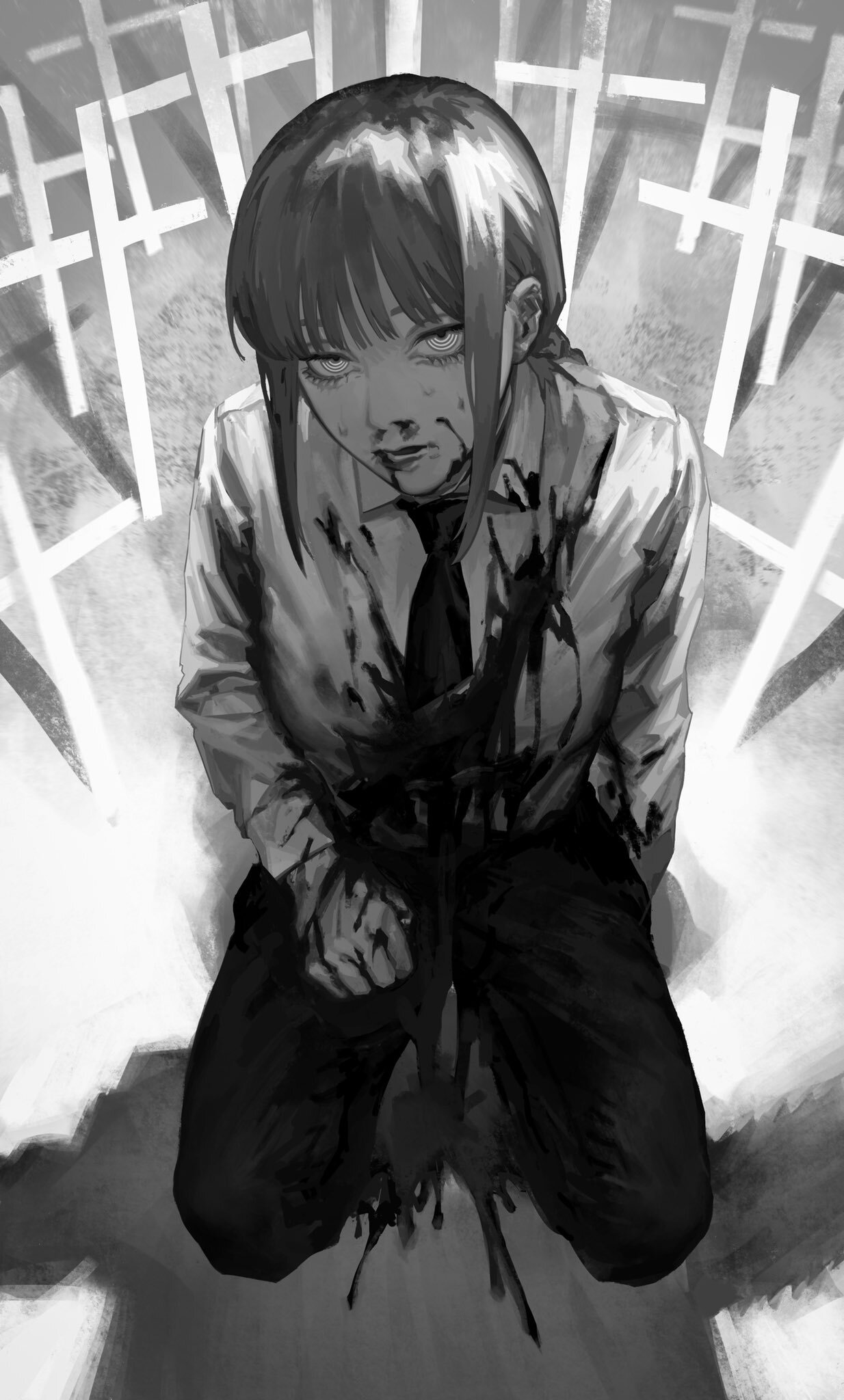 Chainsaw Man - Art, Anime, Manga, Anime art, Chainsaw man, Makima, Kishibe, Denji, Aki Hayakawa, Power, Quanxi, Reze, Longpost, Angel Devil