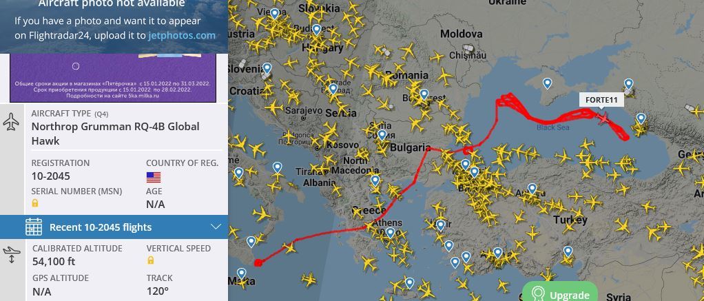 Who are you, Hawk - US Army, Crimea, Sochi, Flightradar24