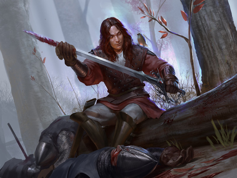 Artist Even Amundsen - Magic, Monster, Fantasy, Girls, Magic: The Gathering, Dark fantasy, Longpost, Lord of the Rings