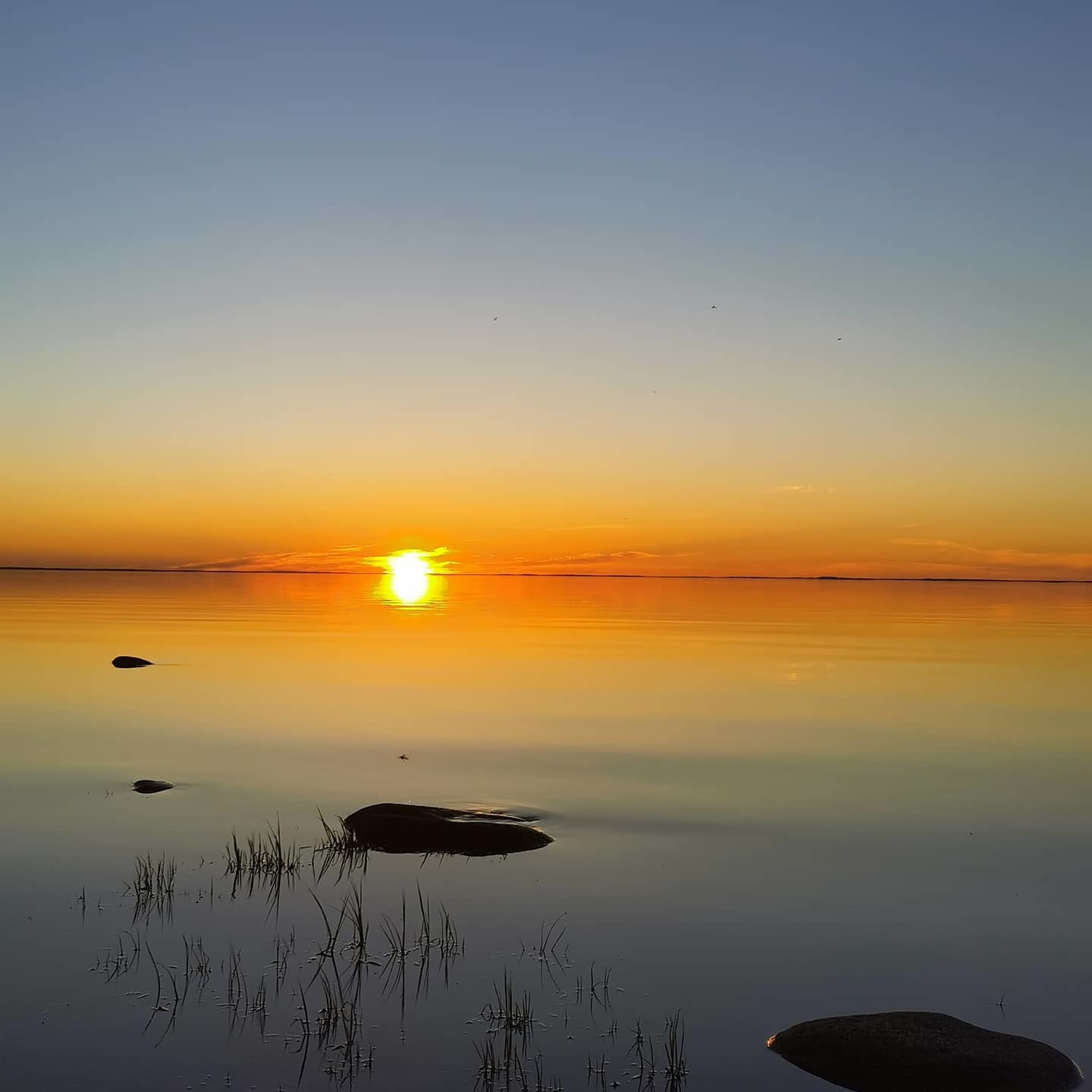 Balaam. Spring. Sunset of one day - My, Balaam, Hike, Sunset, Silence, Longpost