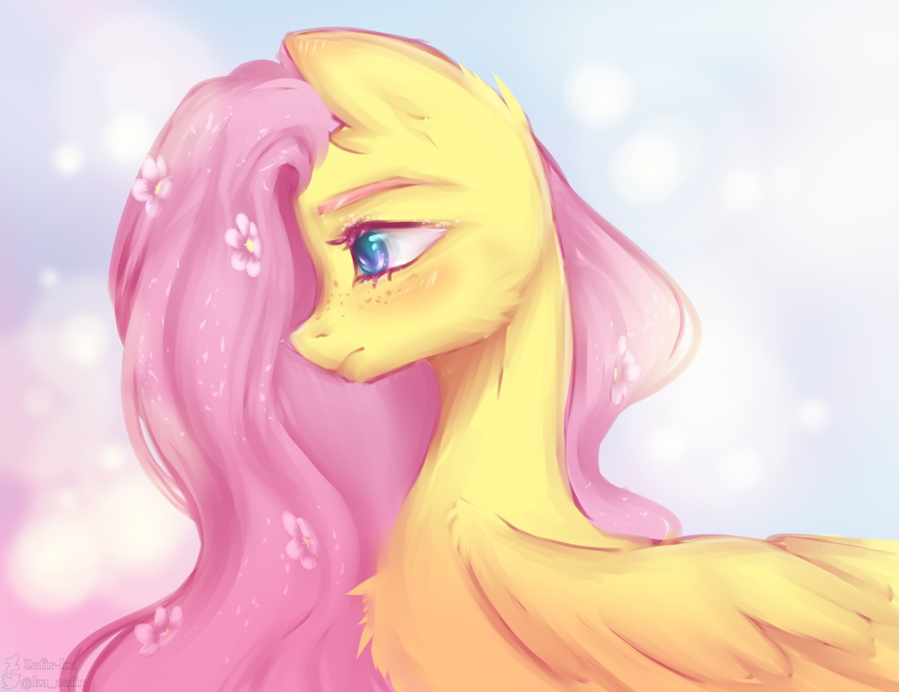 Жёлтой стеснительности пост - My Little Pony, Fluttershy, Flutterbat, Marsminer, Otakuap, Vird-Gi, Angel Bunny, 28gooddays, Длиннопост