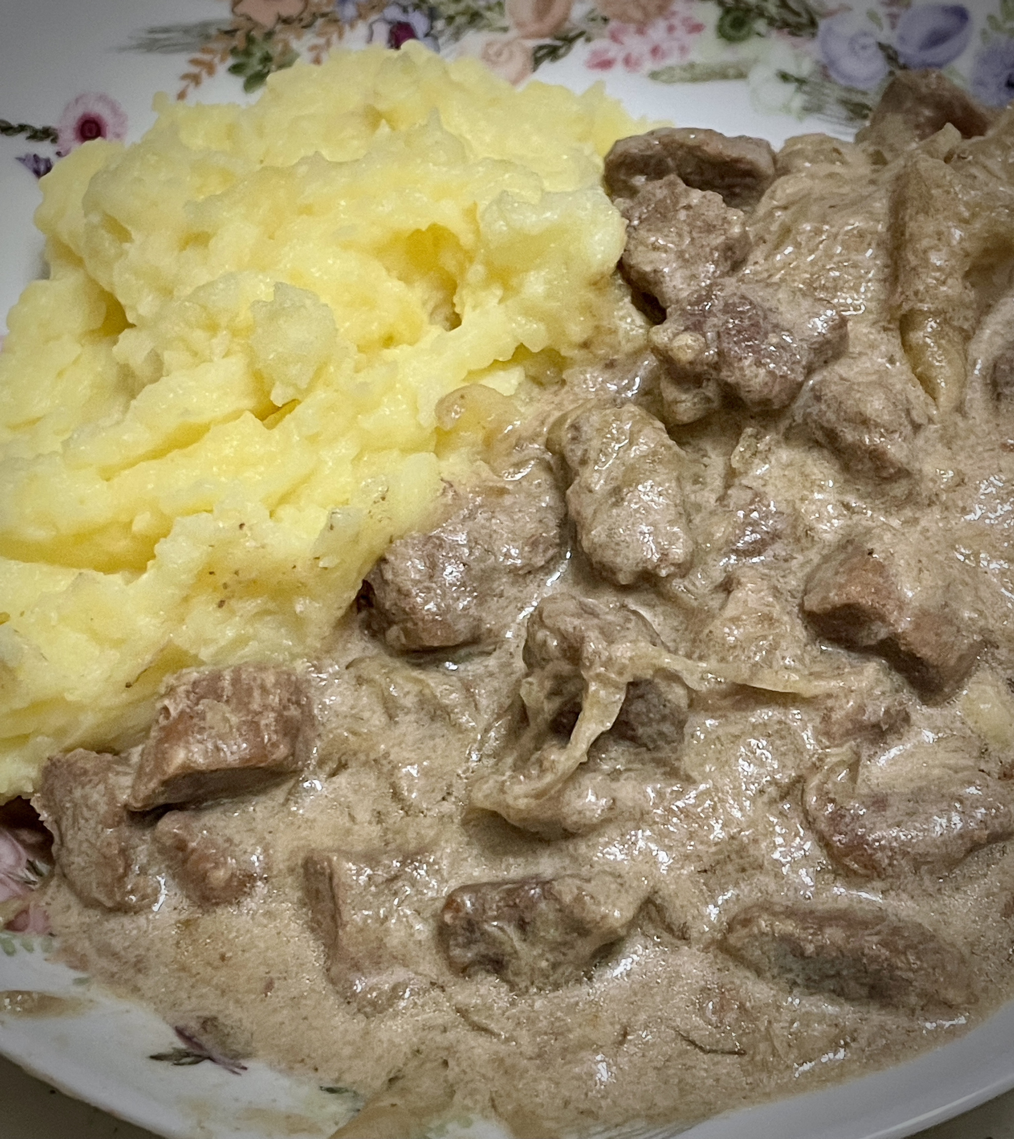 Beef in onion and mustard sauce - My, Food, Recipe, Beef, Meat, Onion, Mustard, Cooking, Dinner, Longpost