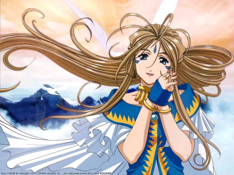 Верданди - Аниме, Anime Art, Oh My Goddess!, Belldandy, Длиннопост