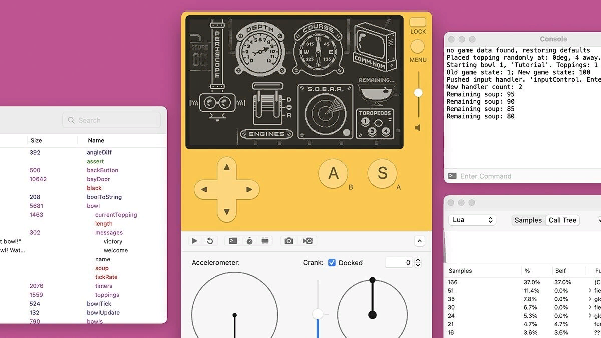 Состоялся публичный релиз SDK для портативной консоли Playdate от компании  Panic | Пикабу