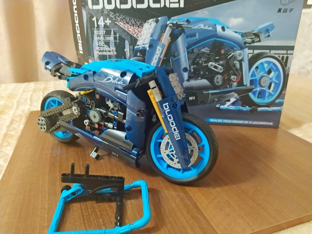 Motorcycle from Kbox - Duoodel Diavel 10217 - My, Lego, Constructor, Hobby, Toys, Chinese goods, Analogue, Moto, Enthusiasm, Longpost