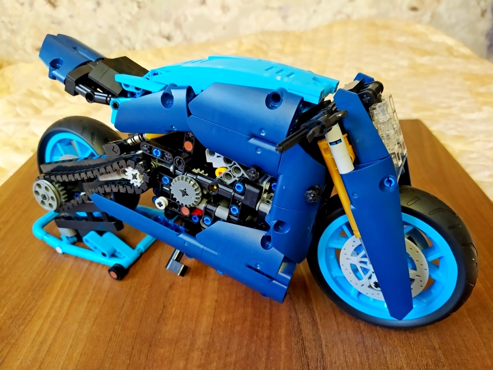 Motorcycle from Kbox - Duoodel Diavel 10217 - My, Lego, Constructor, Hobby, Toys, Chinese goods, Analogue, Moto, Enthusiasm, Longpost