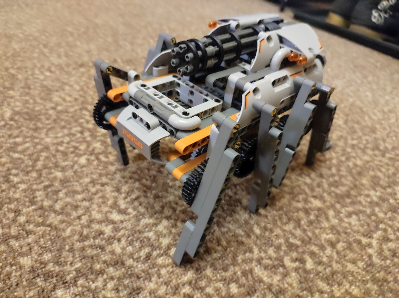 Research module from Mould King 15050 - My, Constructor, Lego, Hobby, Analogue, Module, Research, cat, Machine gun, Minigun, Toys, Cubes, Walker, Enthusiasm, Video, Longpost