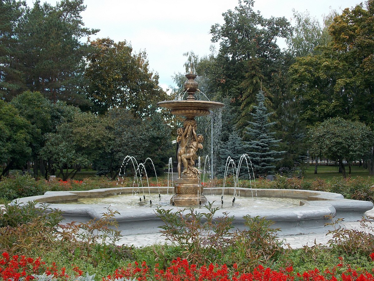 Fountain of the XIX century in the form of amurs Lenin garden (formerly Nikolaevsky Garden, from 1899 to 1924 - Pushkin Garden) - Kazan, Architecture, Town, Fountain, Monument, Kzn, Old man, Longpost