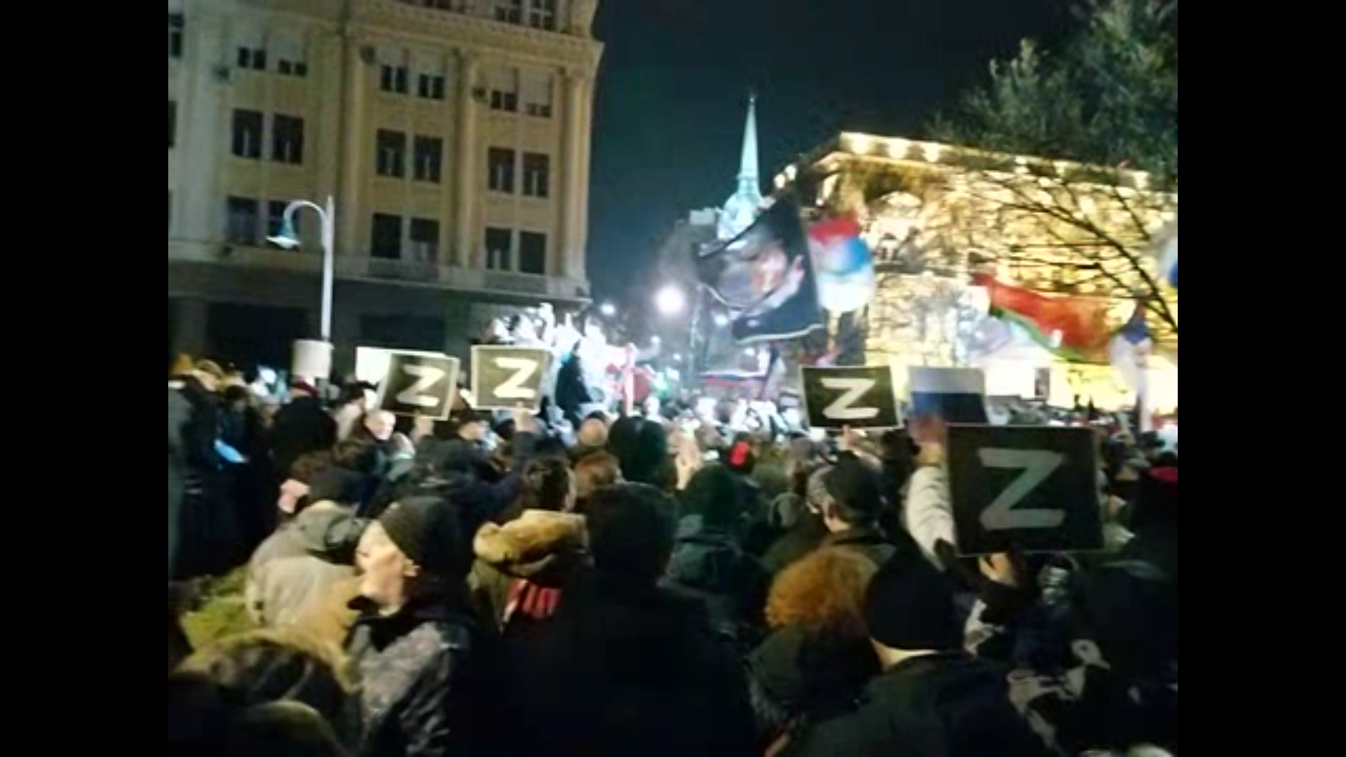 Митинг в Сербии в поддержку русским - Политика, Евросоюз, Митинг, ДНР, СМИ и пресса, Сербия, Видео, Длиннопост, 