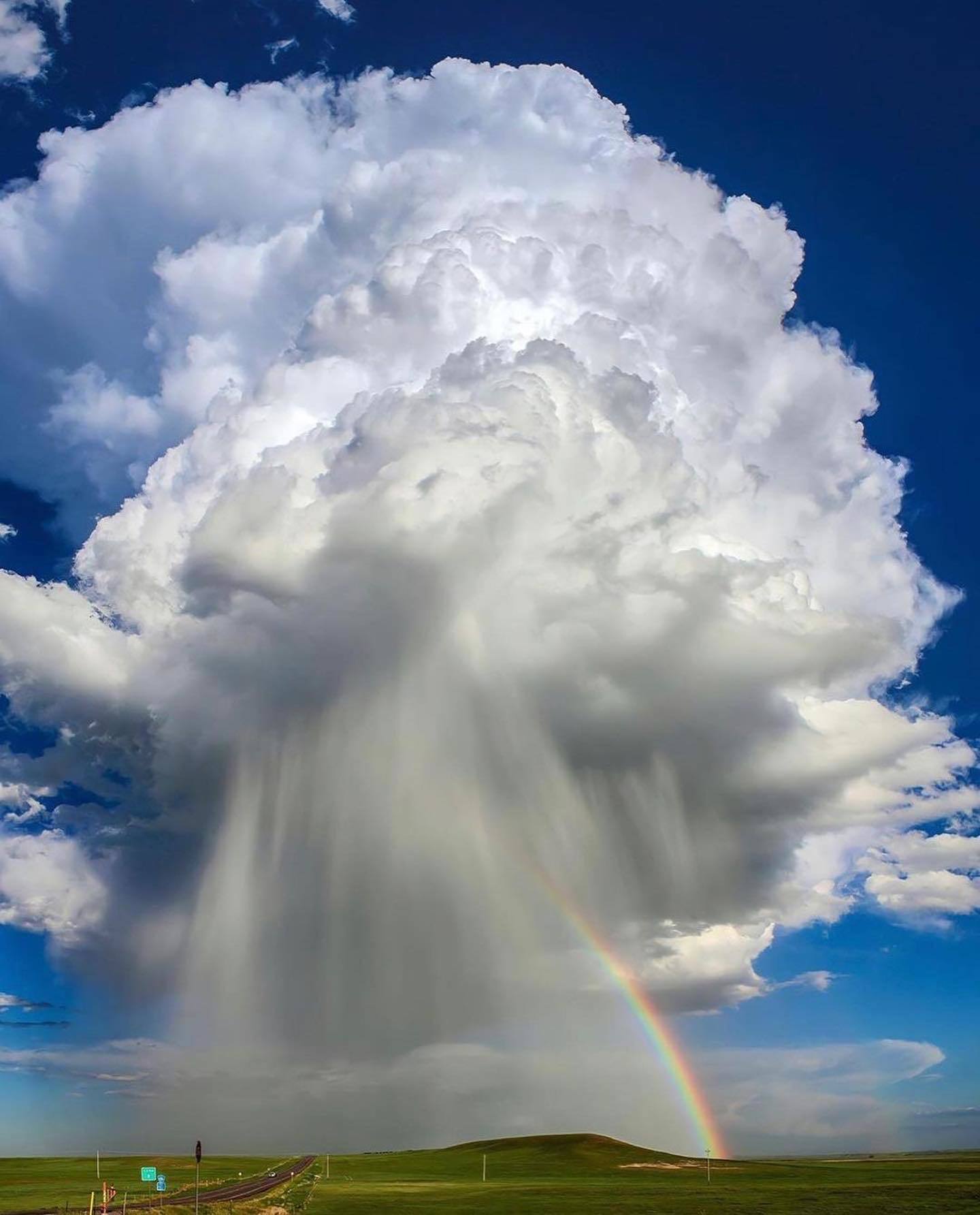 The air element is beautiful - Clouds, The clouds, Rainbow, Sky, Beautiful, The photo, Longpost, Photoshop master, Photoshop, 