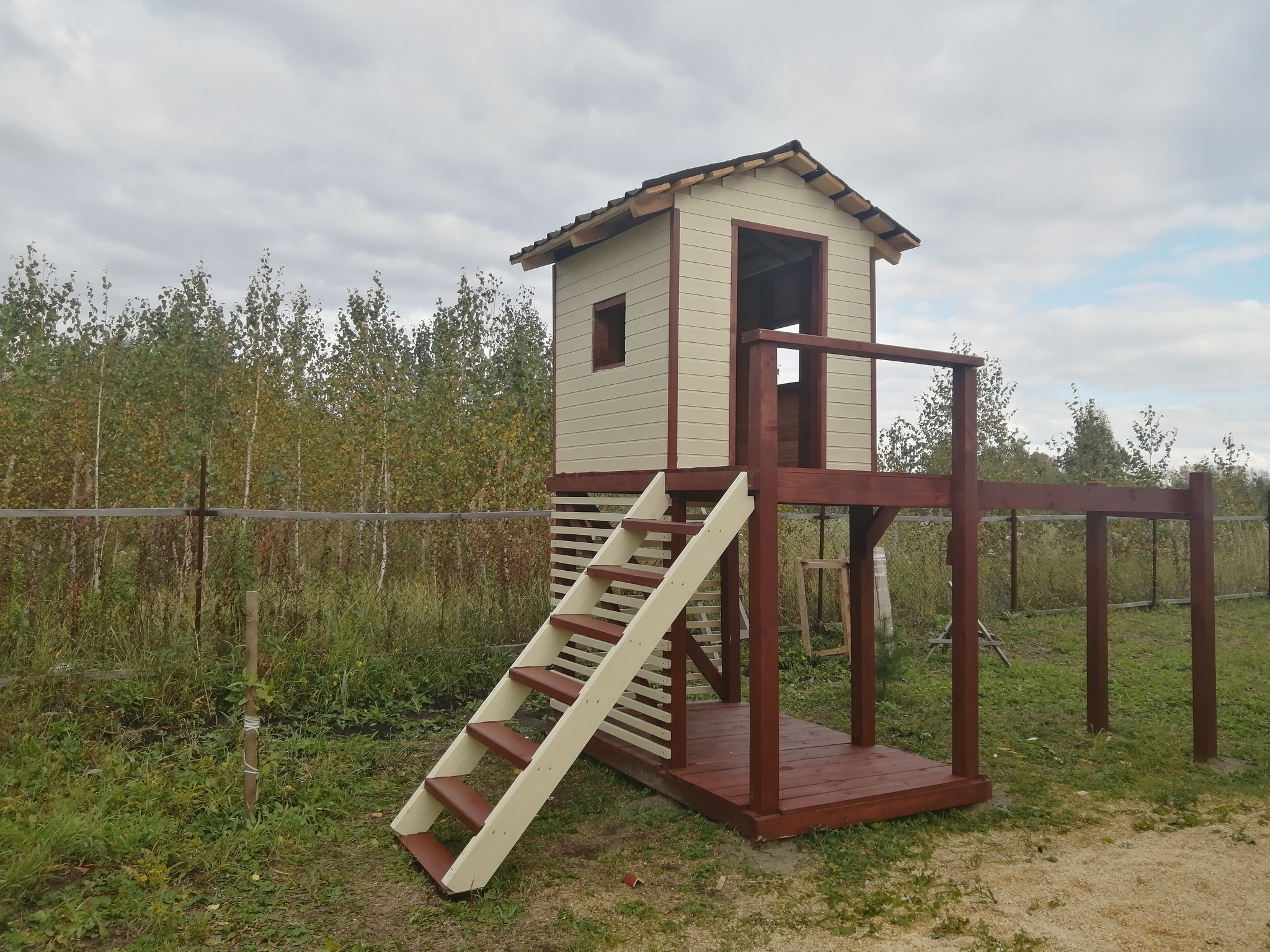 Children's playground in the country with your own hands - My, Construction, Woodworking, With your own hands, Dacha, Longpost, 