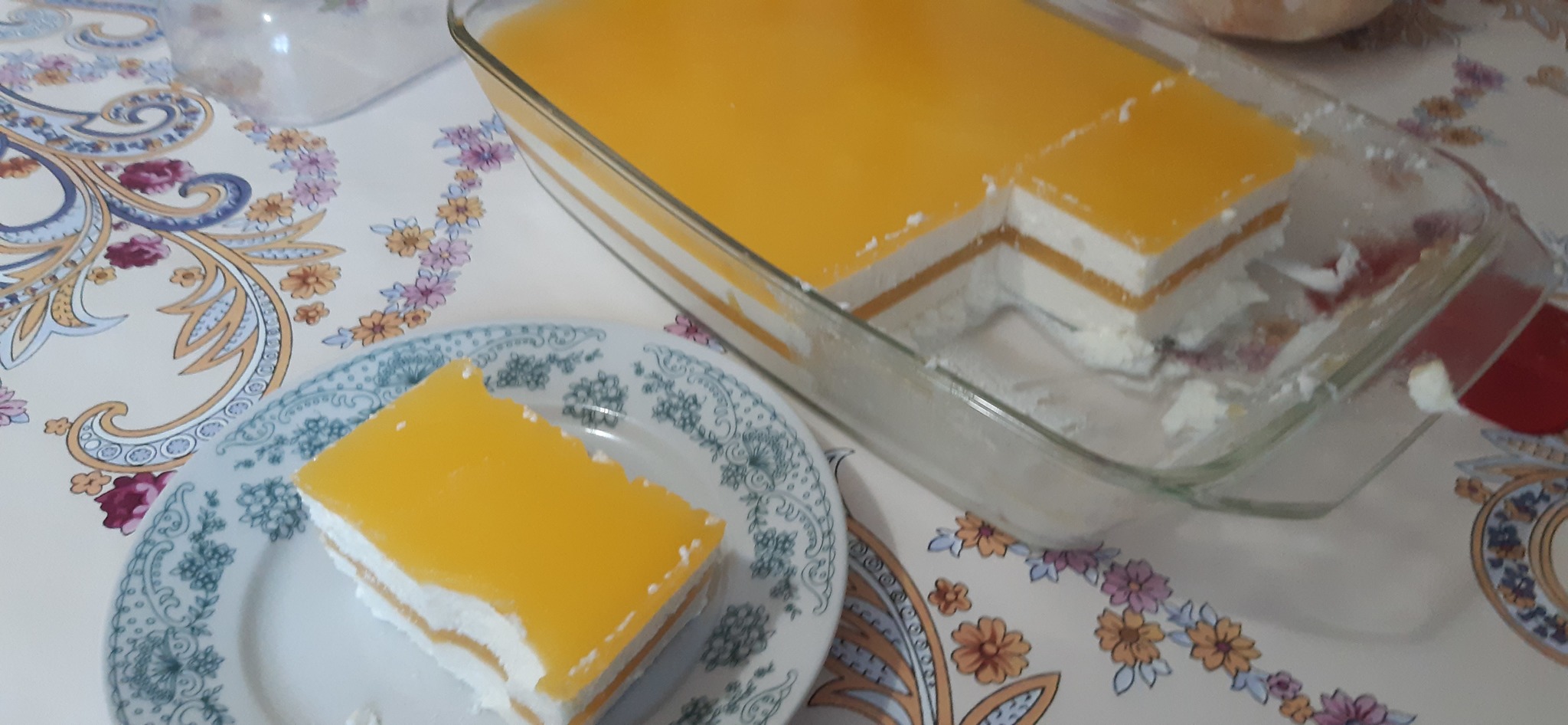 If you want delicacies why refuse) - My, Cake, Jelly, Yummy, Cottage cheese, Longpost, Recipe, 