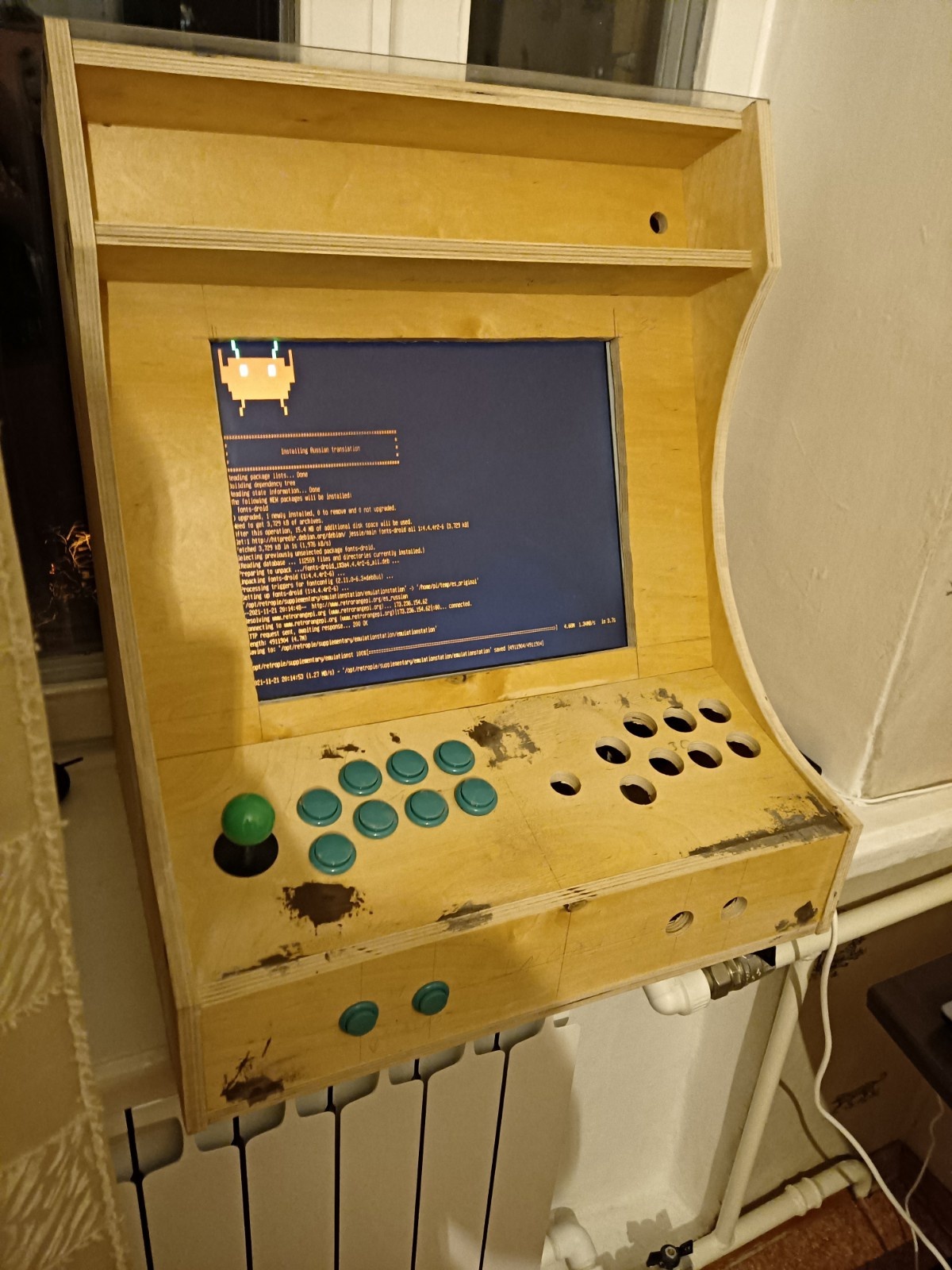 Arcade machine with your own hands - My, With your own hands, Needlework with process, Slot machines, Retro Games, Arcade games, Orange pi, Raspberry pi, Longpost, 