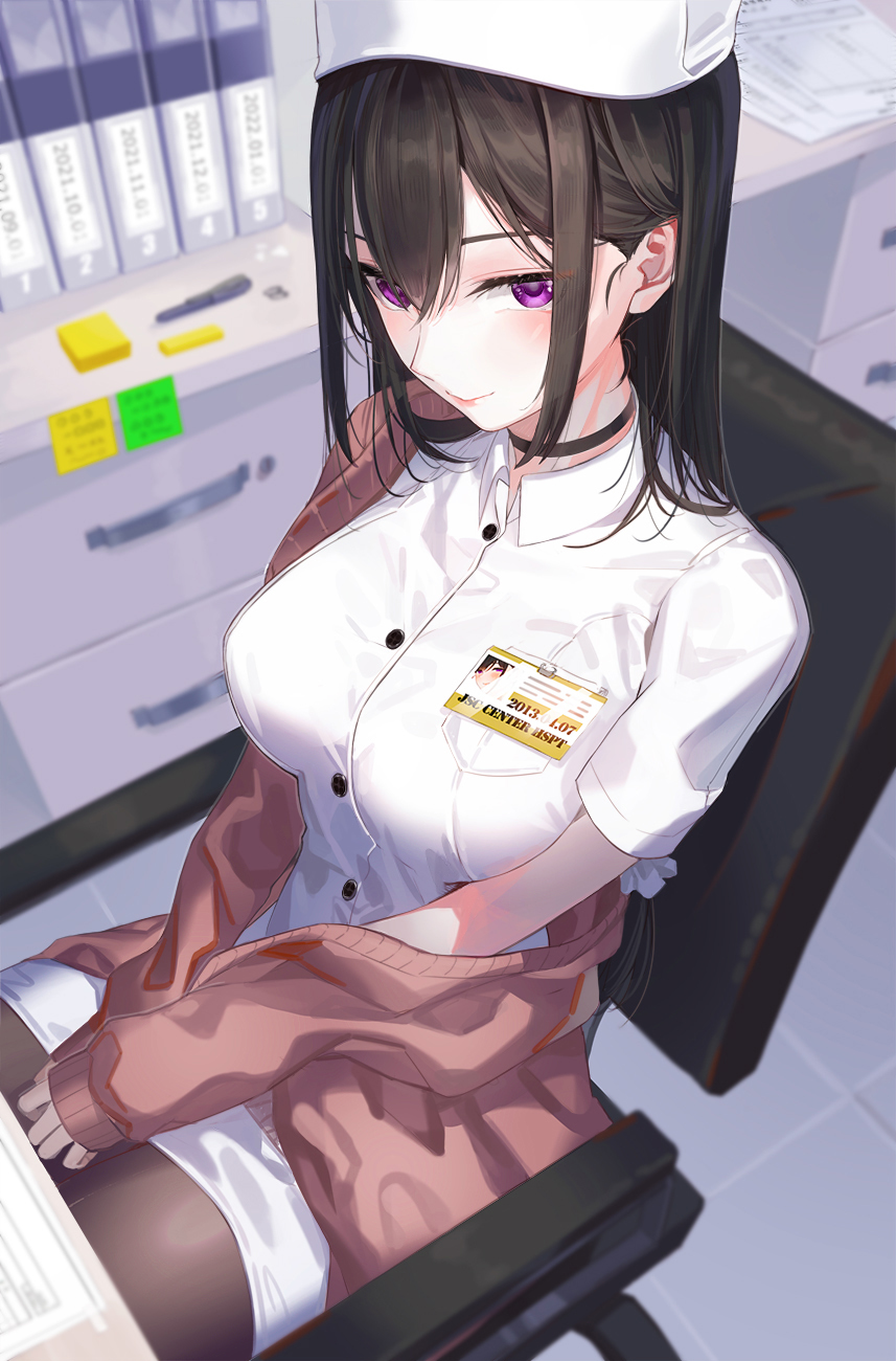 And where is your insurance policy? - Drawing, Hospital, Registry, Nurses, Girls, Kfr, Anime, Anime art, Art, 