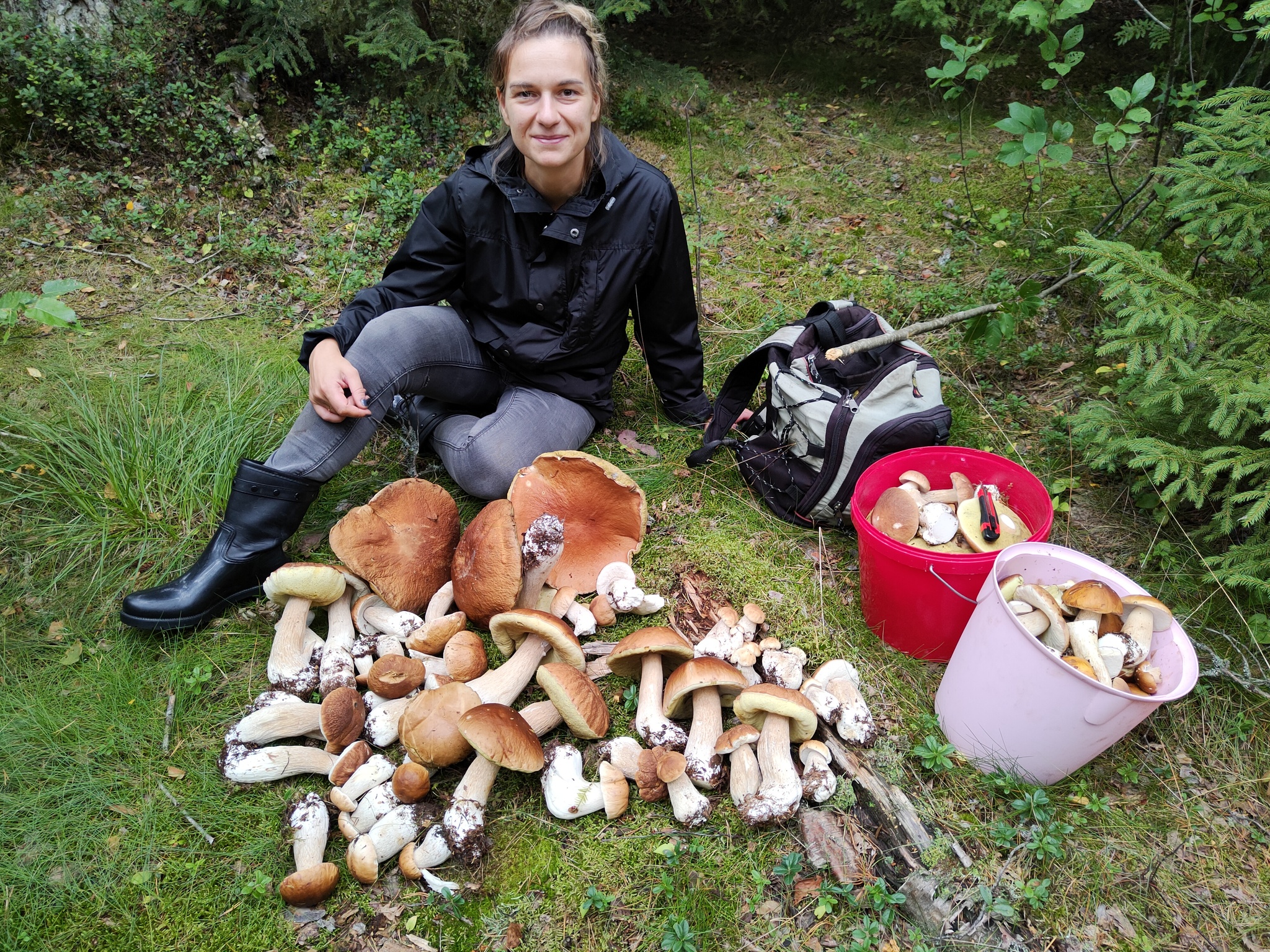 Mushrooms my mushrooms - Porcini, Mushroom pickers, Merry Mushroom Picker, Longpost, Children, Silent hunt