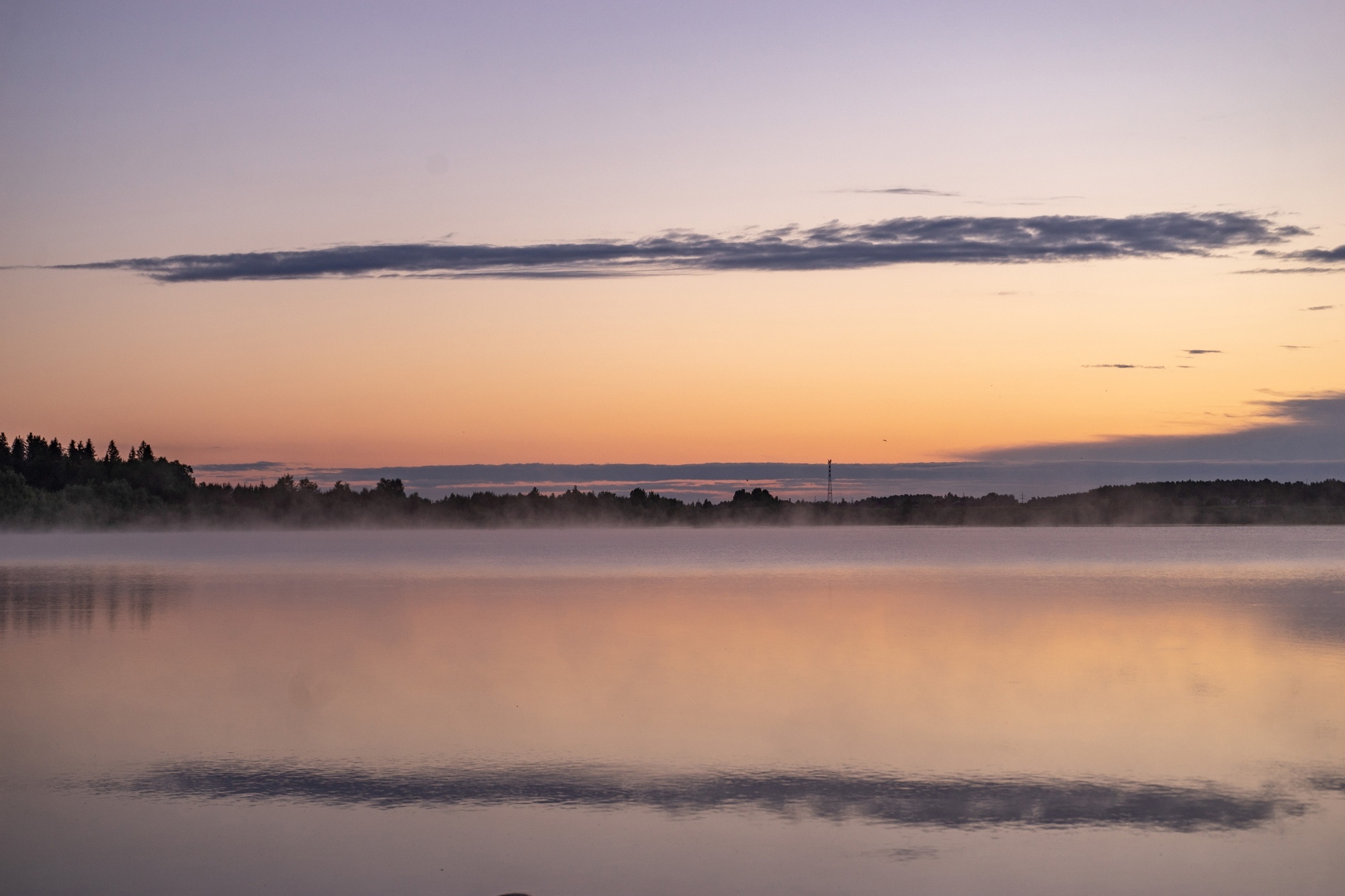 Summer morning - My, The photo, Tomsk, Nature, Lake, Morning, dawn, Summer, Longpost