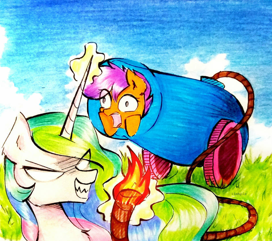 Flight times - My little pony, Princess celestia, Scootaloo, , Liaaqila