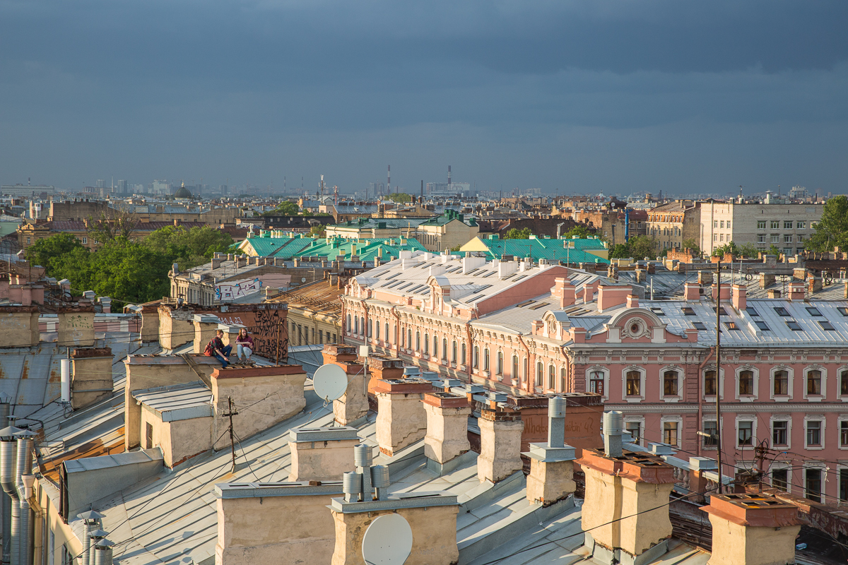 Saint Petersburg. 2014 year - My, The photo, Roof, Saint Petersburg, Longpost, 