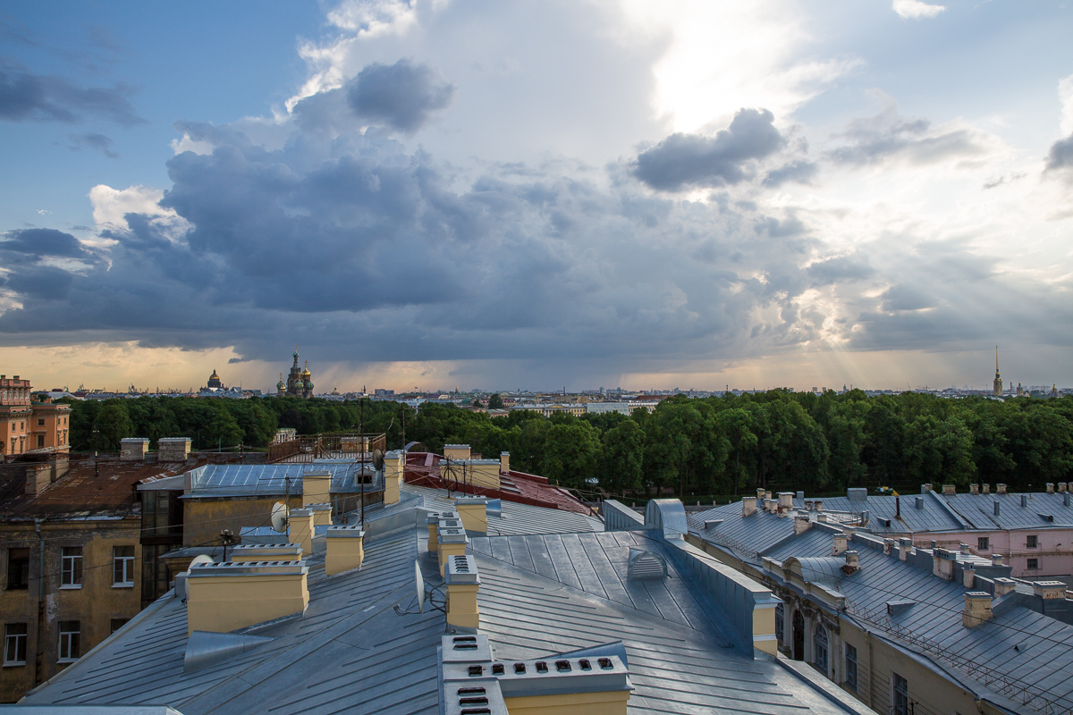 Saint Petersburg. 2014 year - My, The photo, Roof, Saint Petersburg, Longpost, 