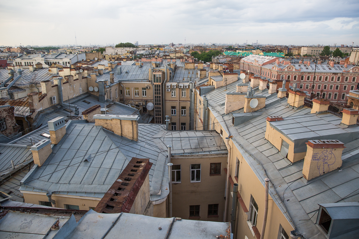 Saint Petersburg. 2014 year - My, The photo, Roof, Saint Petersburg, Longpost, 