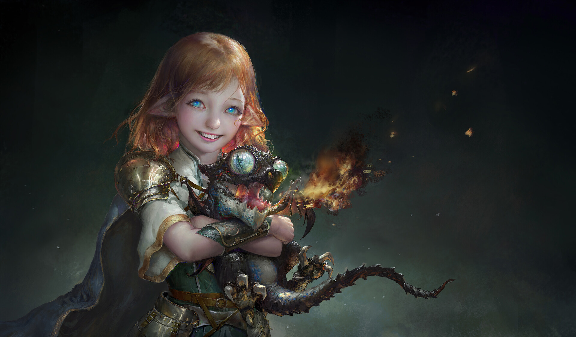 Nick NEMO Art - Fantasy, Monster, Magic, Characters (edit), Dark fantasy, Longpost, Art