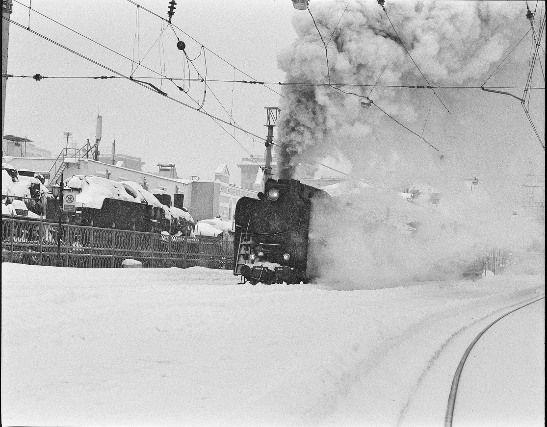 Steam locomotive - The photo, Film, Medium format, Black and white photo, Locomotive, Pentax 67, Longpost, 