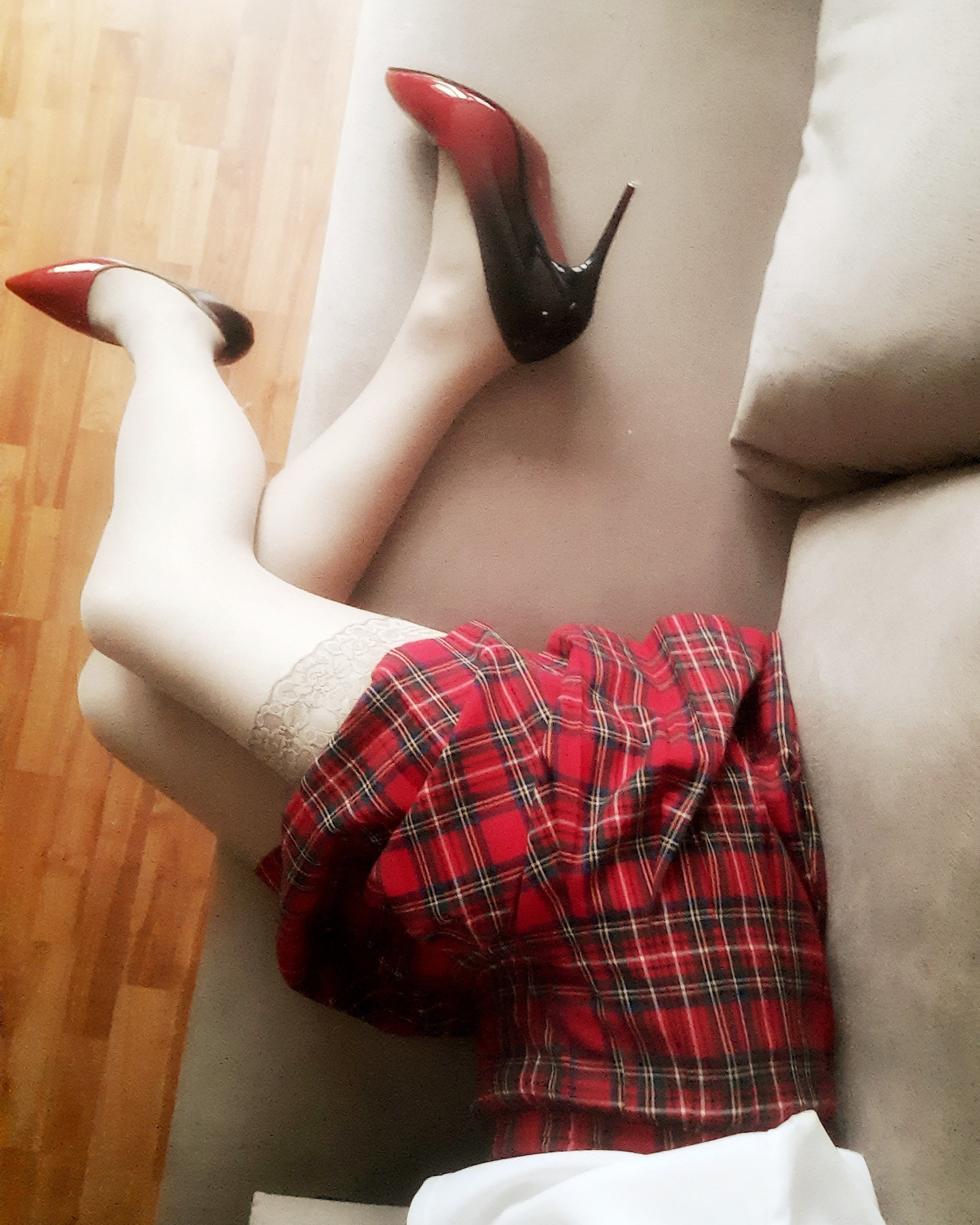 Spontaneous - My, Its a trap!, Trap IRL, Trap my, Alinarenarde, Stockings, Heels, High heels, Crossdressing, Legs, Longpost, 