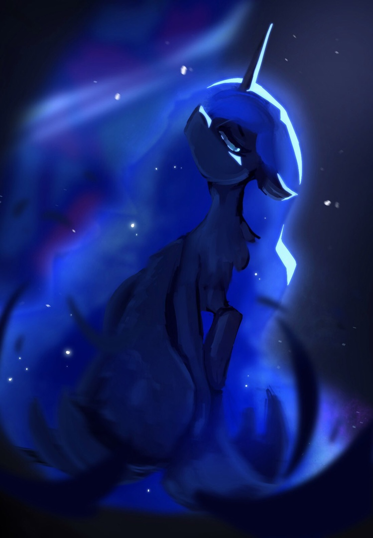 Dark - My little pony, Princess luna, , Nekosnicker