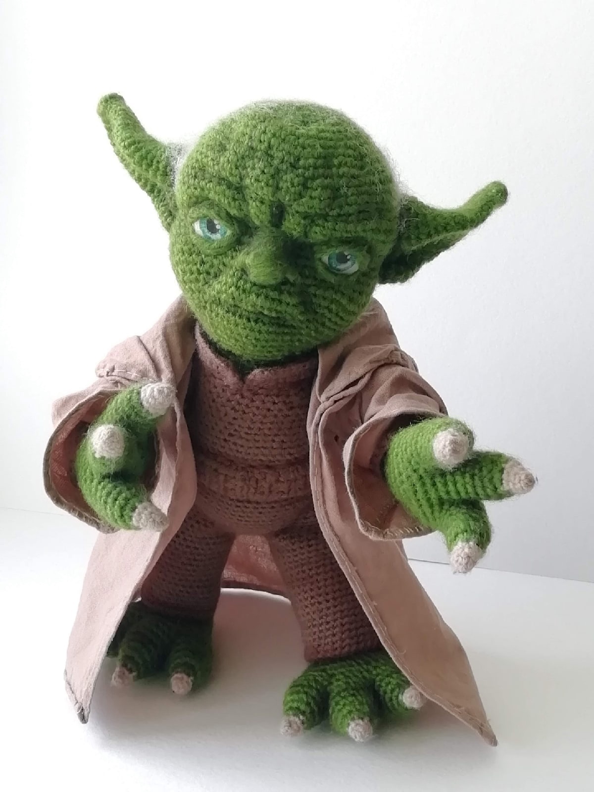 MASTER YODA - My, Needlework without process, Star Wars, Yoda, Knitted toys, Longpost, 